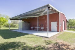 barn with walk in cooler
