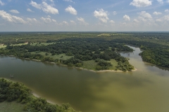 Coleto Lake Ranch View up cove