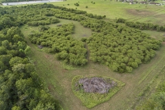 20 acres behind lake view