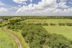 aerial looking south